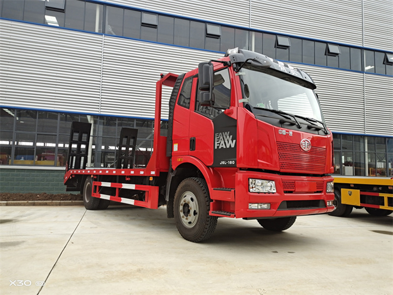 解放J6單橋平板運輸車