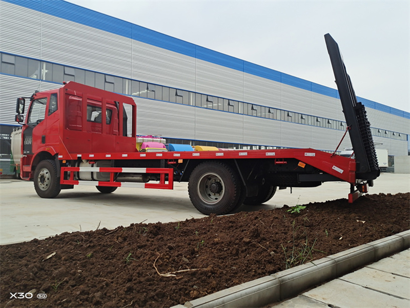 解放J6單橋平板運輸車